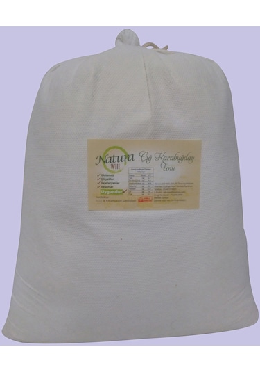 Natura Will Glutensiz Çiğ Karabuğday Unu 5 KG