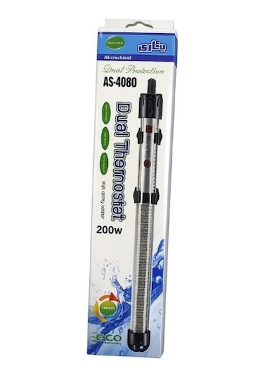 Asian Akvaryum Isıtıcı Termostatlı Cam 200 W
