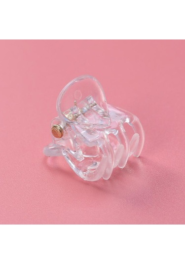 Dofolink 24'lü Mini Reçine Saç Klipsi - Şeffaf, Dayanıklı, Saçı Hasar Vermeyen, Çocuklar İçin Zarf Tipi Saç Aksesuarı Şeffaf