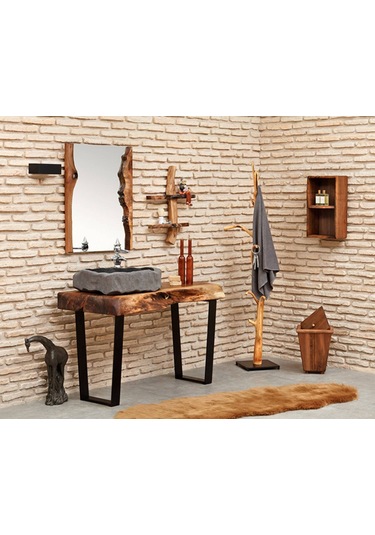 Orka - Wood Üst Ayna Ceviz - 55wood1202000 6438248