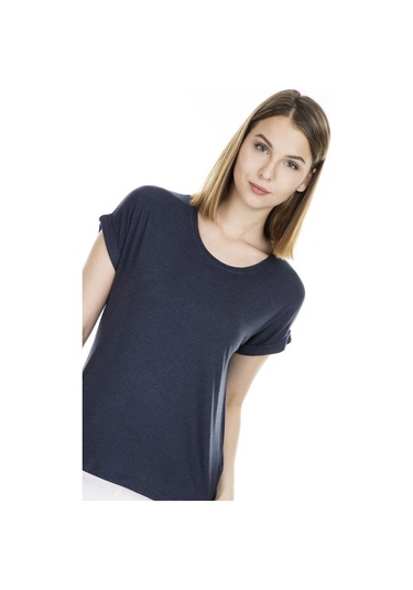 Only Bayan T Shirt 15106662 Lacivert