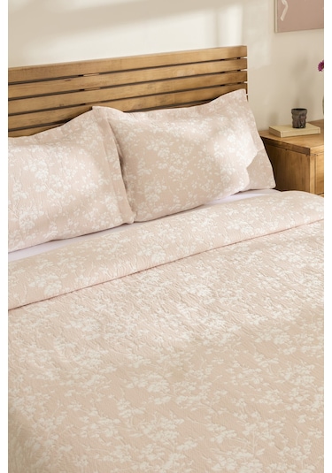 Kaşmir Home Eternal Çift Kişilik Yatak Örtüsü Takımı Rose Pembe