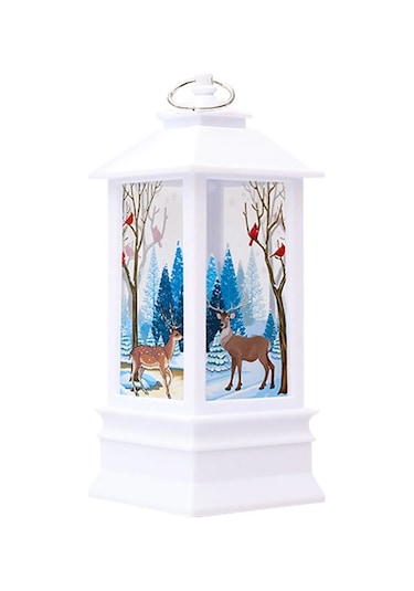 Monyee Büyük Boy Beyaz Geyik Şekilli Noel Led Aydınlatma Dekorasyonu - Islak Beyaz Işık, Çanak Lambası, Festivaller Ve Parti İçin Beyaz