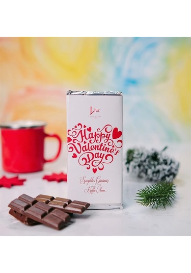 Sevgililer Günü Tablet Çikolata Happy Valentine's Day