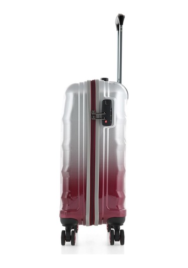 Ççs Kadın Orta Boy Valiz V.ccs5226-2 Gri-bordo