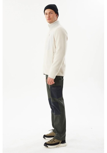 Exuma Erkek Taş Rengi Peluş Polar 2411149 Taş