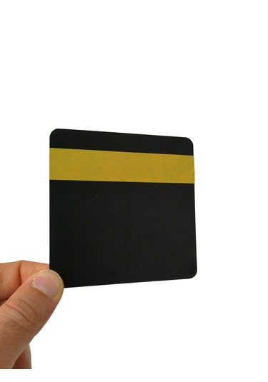 10 Adet Silinebilir Karatahta Siyah Etiket 10 x 10 CM Yapışkanlı