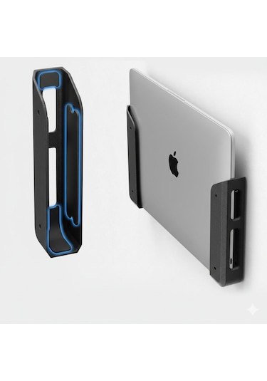 Duvar/masa Altı Yapışkanlı Laptop & Tablet Stand Tutucu 1 Çift