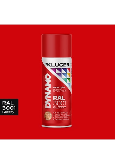 Kluger Kırmızı Spey Boya Ral 3001