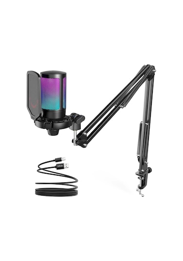 Fifine Ampligame A6T Twitch Youtuber Yayıncı USB Mikrofon Seti