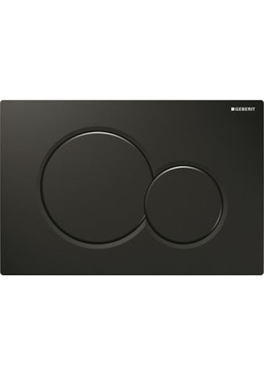 Geberit Sigma01 115.770.dw.5 Kumanda Kapağı Çift Basmalı .siyah Siyah