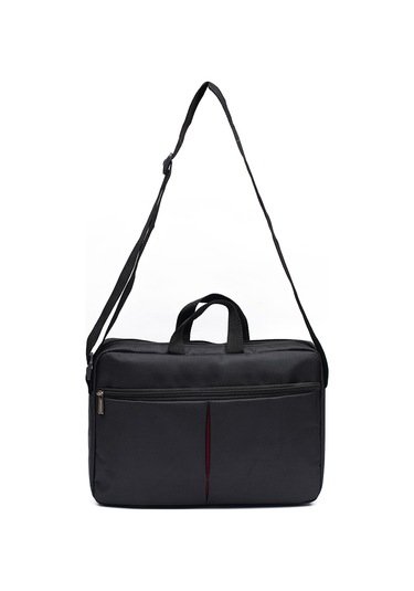 Moda Çanta 8141 Siyah 13.3” Notebook Kumaş Evrak Çantası Siyah