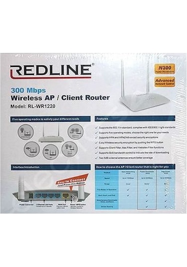 Redline RL-WR1220 300 Mbps Router