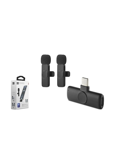 Hadron Hdx2789 Kablosuz Çift Yaka Mikrofonlu Type-c