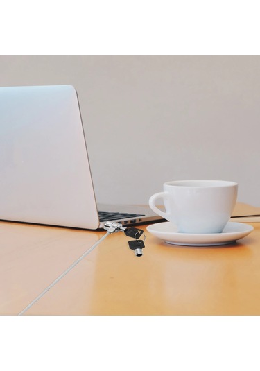 2 Takım Dizüstü Bilgisayar Kilit Kablosu 120 Cm Anahtarlı Bilgisayar Güvenlik