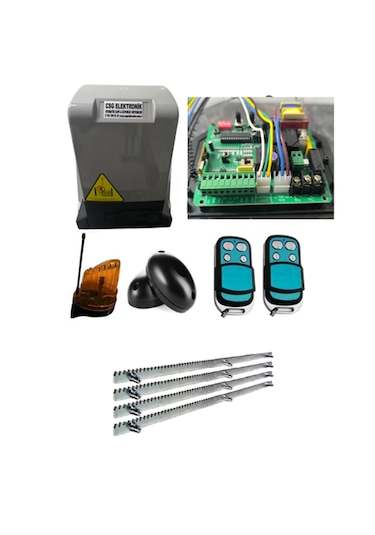 Csg Lc-800 Yana Kayar Otomatik Bahçe Kapı Motoru Seti 0