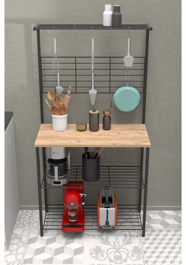 Retodesign Atlantik Çam Mutfak Bangosu .mutfak Masasi. Mutfak Rafi 1850