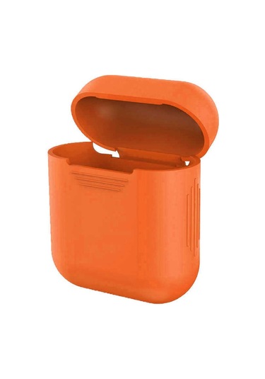 Kilifone - Airpods Uyumlu Airpods - Kılıf Standart Silikon Kılıf - Turuncu