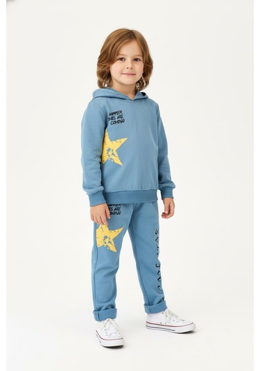 Cool Star Baskılı 2 Li Takım Antrasit