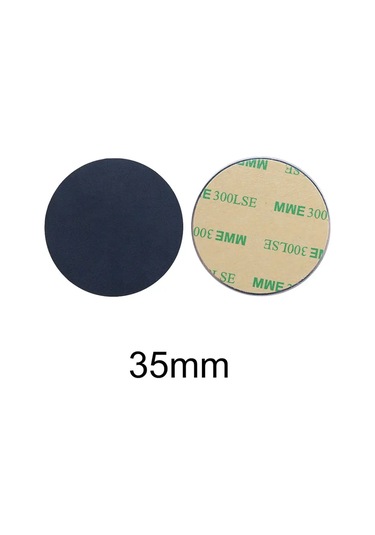 Goldenqian Jcd 10 Adet Siyah Manyetik Metal Plaka Araç Telefonu Tutucu Evrensel Sac Demir Disk Etiket Dağı Cep Telefonu Mıknatıs Standı 35mm 35mm