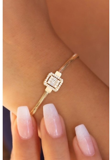 Altın Baget Bileklikler BL711762 Sarı Altın