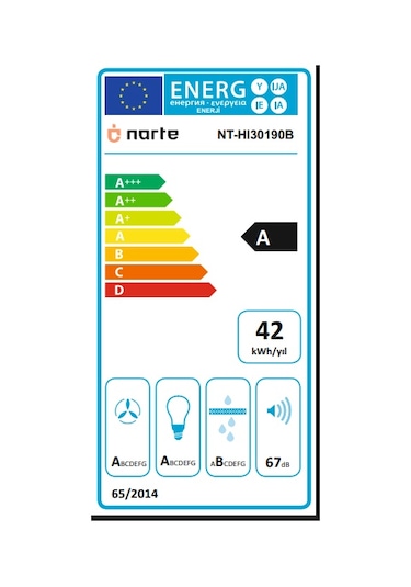 Narte NT-HI30190B 90 Cm Ada Tipi Davlumbaz