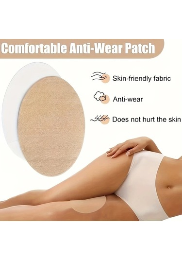 Elmpaly Kadın Bacak Korsesi 10'lu - Görünmez Kaymaz İz Bırakmayan Yama Epilasyon Spor Koşu