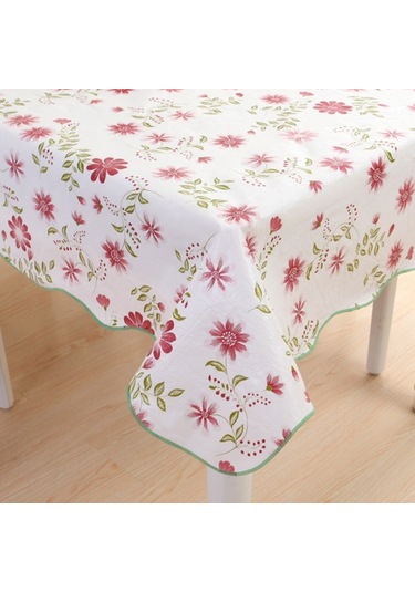 Peva Yağ Ve Suya Dayanıklı Sehpa Masa Örtüsü, Ebat: 137x183cm Bronzlama Çok Renkli