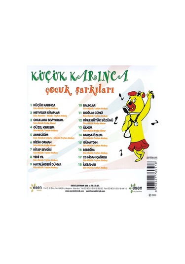 Küçük Karınca - Çocuk Şarkıları Cd