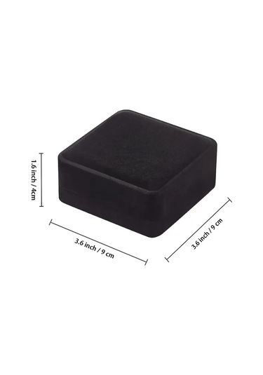 Willowhaven 6 Adet Kırmızı Kadife Bileklik Kutusu Altın Renk Menteşeli - Zarif Takı Saklama Kutusu