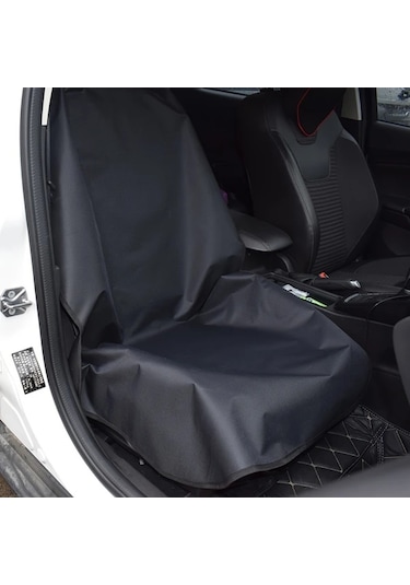 Elmpaly Siyah Dayanıklı 600d Petek Kumaş Oto Koltuk Koruyucu Kolay Temizlenir