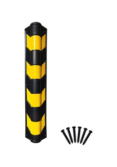 Otopark Kolon Köşe Koruyucu İmalatı Oval Kauçuk Köşe Koruyucu 2 Adet