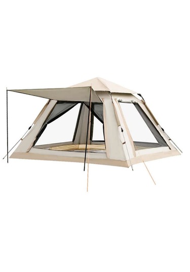 6 Kişilik Tam Otomatik Tenteli Çift Kapılı Kamp Çadırı 240x240x1