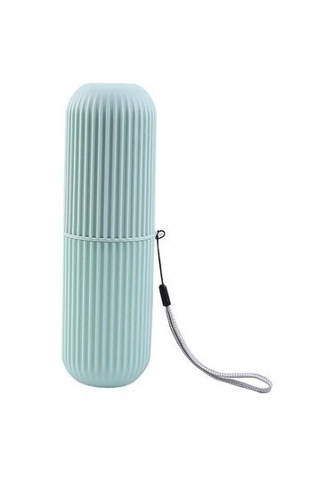 Novahub Mavi Taşınabilir Çok Kullanımlı Banyo Odası Diş Fırçalama Yıkama Diş Seti Gargara Fincan D Kutusu Kutusu Diş Diş Fırçalık 56663000 Mavi Mavi