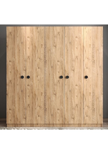 Magnum 5 Kapaklı Dolap Gardırop Çam