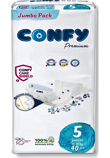 Premium 5 Numara Bebek Bezi Junior 11 - 18 Kg 40 Adet