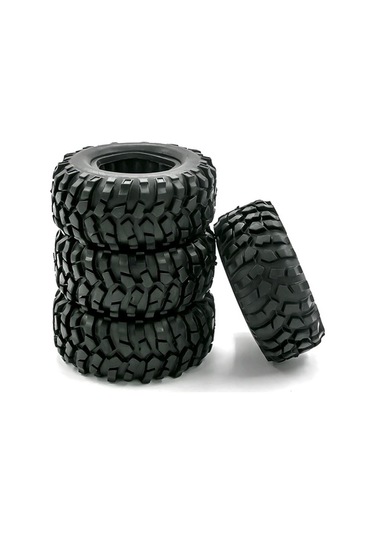 Novahub 1/10 Trx4 Scx10 Rc Araçlar İçin 4 Adet 96mm Kauçuk Lastik