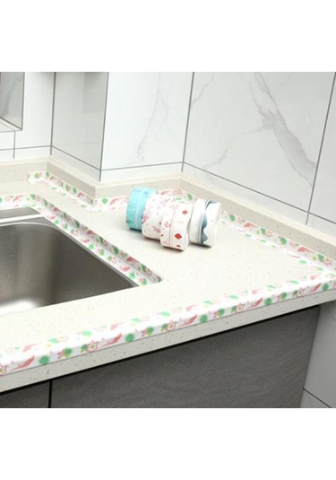 Banyo Su Geçirmez Dikişler Kendinden Yapışkanlı Büyük Yapışkanlık Sızdırmazlık Bandı Banyo Küveti Sızdırmazlık Şeridi Mutfak D