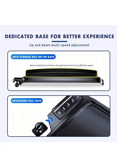 Honeybeeshop Tesla Model 3 2017 2022 Araç Telefon Tutucu Ekran Tabanlı Sabit Anti Sarsıntı Navigasyon Braketi