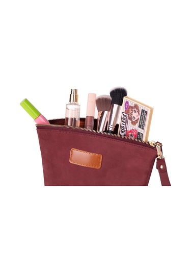 Burgundy Dust Clutch / El Çantası Tarçın