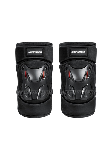 Lokomotif Diz Pedleri Dirsek Rüzgar Geçirmez Sıcak Koruyucu Motosiklet Açık Bacak Pedleri Siyah