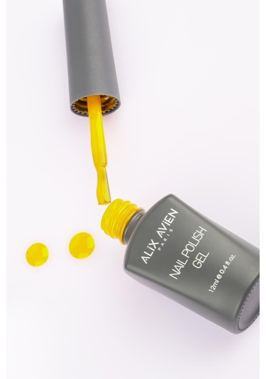 Alix Avien Uv Kalıcı Sarı Jel Oje 40 Gel Polish 12 Ml