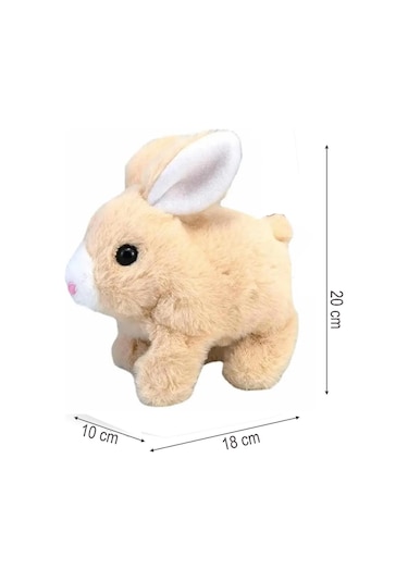 Yürüyen, Sesli Hareketli Sevimli Peluş Bunny Tavşan - Sweet Bunny 001