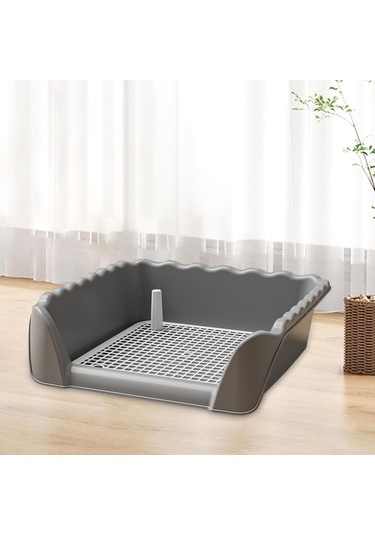 Homyl Köpek Tuvaleti Taşınabilir Eğitim Lazımlık Gri