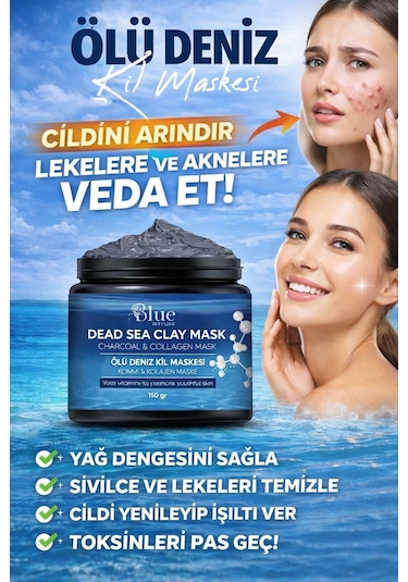 Blue Skin Care Aydınlatıcı Kil Maskesi 150 G