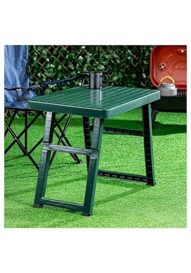 Katlanır Plastik Masa Antrasit 70x50x60 Cm Antrasit