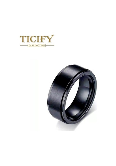 Siyah Yeni Ürün Dönebilen Titanyum Çelik Yüzük Avrupa Ve Amerikan Erkek Paslanmaz Çelik Döner Halka Siyah Siyah Yeni Ürün Dönebilen Titanyum Çelik Yüzük Avrupa Ve Amerikan Erkek Paslanmaz Çelik Döner Halka Siyah