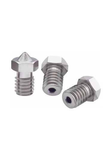 Koodmax 3d Yazıcı E3d V5-v6 Mk8 Extruder 1.75mm / 0.2mm Paslanmaz Çelik Nozzle M6