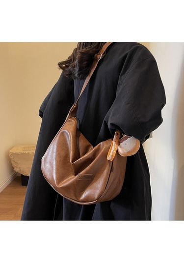 Jzcat Kadın Günlük Gezi Messenger Çantası - Koyu Kahverengi