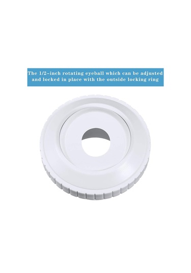 Anjiexun Hayward Sp1419d İçin Yüzme Havuzu Açıklığı Akış Girişi İçin 3 Adet Nozul Beyaz